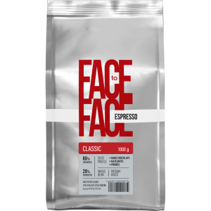 Кофе Face to Face Classic в зёрнах 1кг м/у