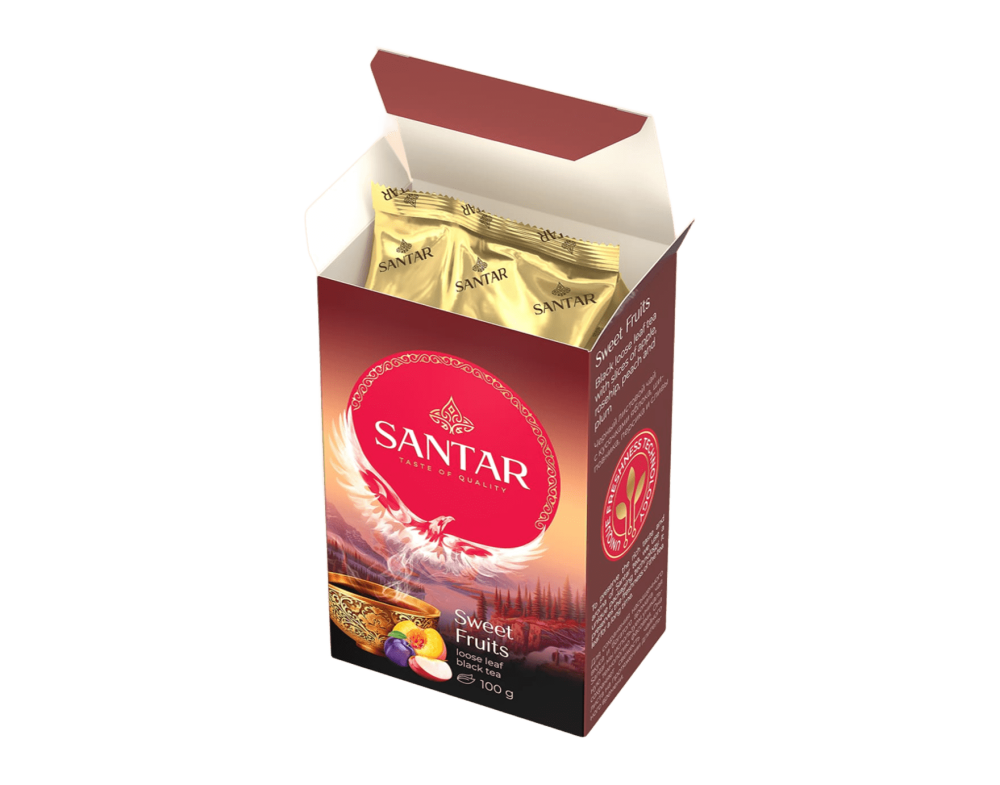 Чай Santar Sweet Fruits чёрн. ср. лист 100гр