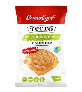 Тесто бездрожжевое 500г. Сытоедов