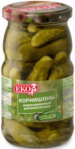 Корнишоны марин.деликатесные (3-6см) ЕКО 370г