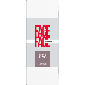 Чай Face to Face Thyme Black чёрный аром. Чабрец пакет 15*5гр