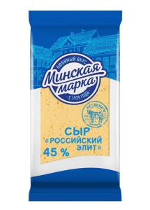 Сыр Российский элит 45% 200гр Минская марка