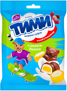 Конфеты "Тими" сливки-банан 155г Конти
