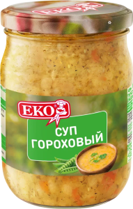 Суп Гороховый ЕКО 520гр ст/б 1/12