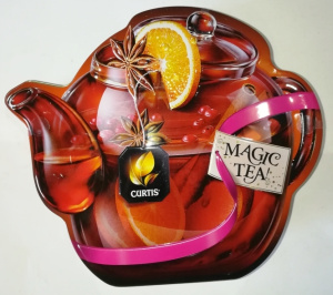 Чай Кёртис "Drink Me! WINTER WINE TEAPOT"круп. лист 70г бан.