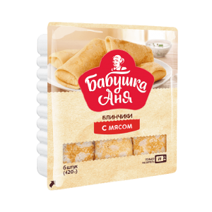 Блинчики с мясом "Бабушка Аня" 420гр