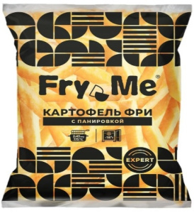 Картофель фри We Fry  в панировке 11*11мм 2,5кг Expert (1/5)