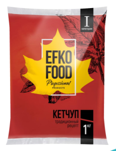 Кетчуп EFKO FOOD professional Томатный 1 кг
