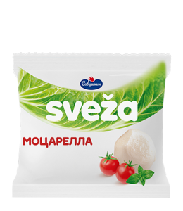 Сыр мягкий "Моцарелла Свежа" 45% 1 шар 100г/250г с заливкой Савушкин