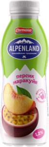 Альпенланд питьевой Персик-Маракуйя 1,2% 420г(6/1)