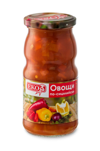 Овощи по-сицилийски 500гр ЕКО 1/12шт