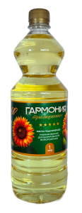 Масло подсолнечное раф. дезод. Гармония 1л