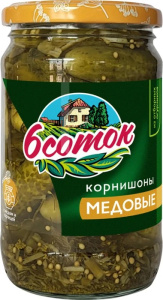 Корнишоны медовые Шесть соток 350мл 1/6