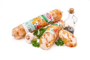 Деликатес из мяса курицы в желе с овощами (500 гр.) МК-Балтика