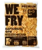 Картофель фри We Fry в панировке с кожурой Premium 9*9мм 2,5кг (1/5)