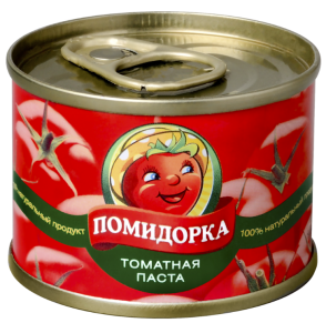 Томатная паста Помидорка 70мл 25-28% ж/б 1/50