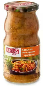 Капуста по-чешски с грибами 480г Еко