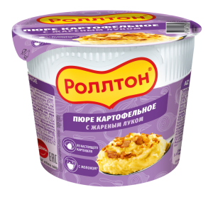 Пюре Роллтон 40г.жарен.лук