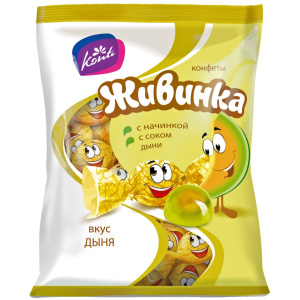 Конфеты "Живинка" вкус дыня 250г Конти