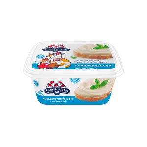 Сыр плав. сливочный 40% 380г Белый город 8/1