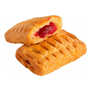 Слойка с малиной 80гр (1/90) кор