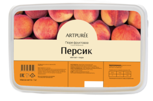 Персик пюре заморож. Artpuree 1кг 1/6