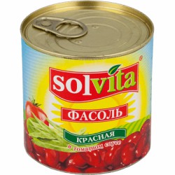 Фасоль "Solvita" красная в т/с 360 гр Еко