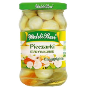Шампиньоны марин. 250г ст/б Валдибен