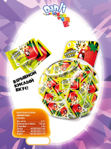 Ж/Р "Вырви глаз" вкус клубники (150шт*4,5г )