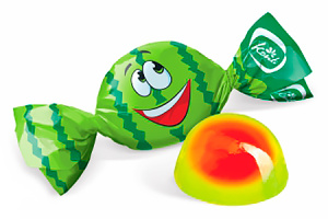 Конфеты "Живинка" вкус арбуза 1кг Конти