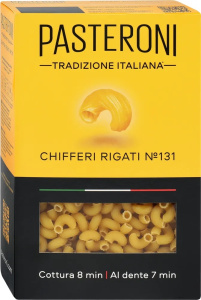 Макароны PASTERONI Рожки рифл. №131, 400г Саоми