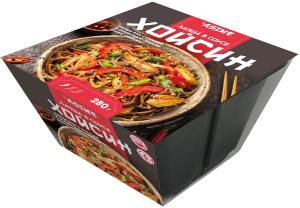 Лапша с курицей в соусе хойсин 280гр 1/8