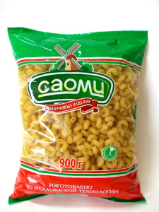 Макароны №23 Пружинки фигурные 900г Саоми