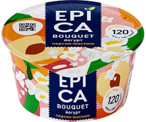 EPICA Йогурт Bouquet персик/жасмин 4,8% 130г