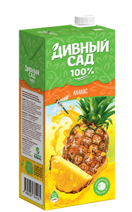Нектар Ананасовый 0,95л с крышкой д/пит. (Slim) Дивный Сад