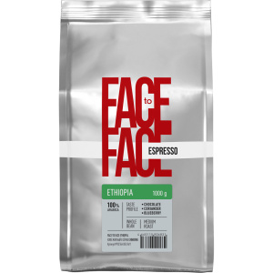Кофе Face to Face Ethiopia в зёрнах 1кг м/у