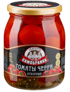 Черри томаты Скатерть-Самобранка маринованные с/б 720мл 1/8