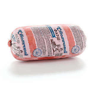 Фарш "Столичный" из мяса индейки в тубе (900гр.) (10шт/ящ)