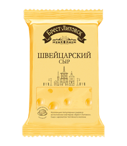 Сыр Брест-Литовск швейцарский 40% 200 г