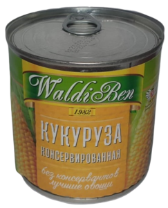 Кукуруза консервированная 420г ж/б Валдибен