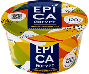 EPICA Йогурт манго/семена чиа 5,0% 130г(12/1)