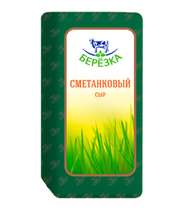 Сыр Савушкин Береза Сметанковый 50% п/тв.Брус(3,5кг), весовой