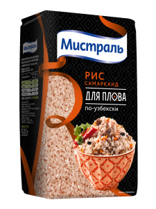 Рис Мистраль Самарканд для плова по-узбекски 500гр