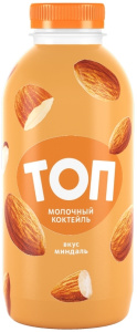 Коктейль молочный ультрапас. "ТОП" 2,0 % Миндаль ПЭТ 450гр 1/6