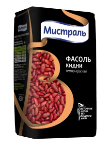 Фасоль тёмно-красная Кидни Мистраль 450гр 1/12