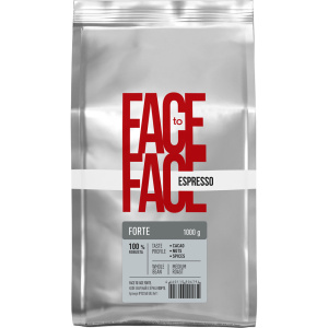 Кофе Face to Face Forte в зёрнах 1кг м/у