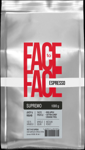 Кофе Face to Face Supremo в зёрнах 1кг м/у
