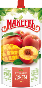 Джем Персик и Манго 300г д/п 16шт.