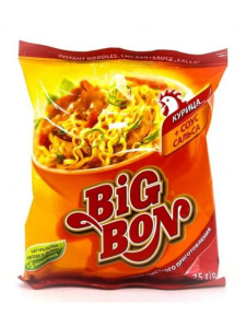 Лапша  "БигБон" 75г Курица+Карри