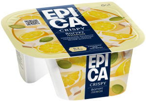 EPICA CRISPY с лимоном Йогурт сем. тыкв. печен. бел. шок. 8,6% 140г(6/1)